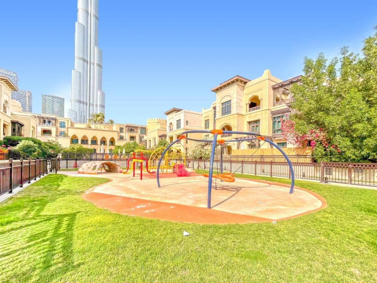 Burj Khalifa Partial View Peak Living Luxury 2Br Souk Al-Bahar Beside Dubai Mall-Golden Homes 외부 사진
