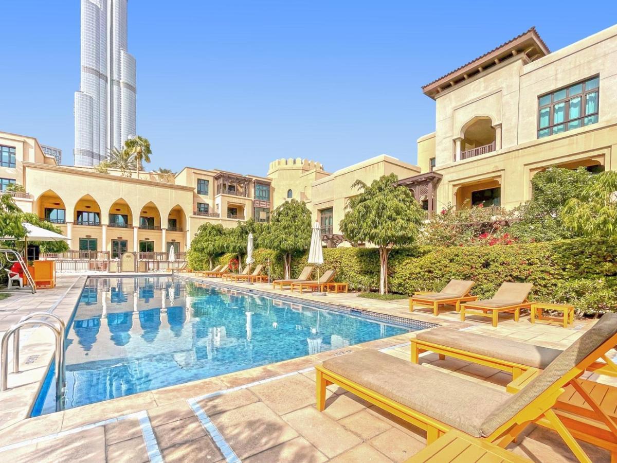 Burj Khalifa Partial View Peak Living Luxury 2Br Souk Al-Bahar Beside Dubai Mall-Golden Homes 외부 사진