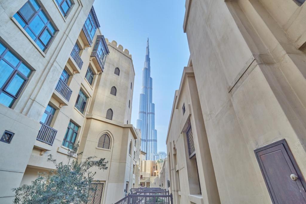 Burj Khalifa Partial View Peak Living Luxury 2Br Souk Al-Bahar Beside Dubai Mall-Golden Homes 외부 사진