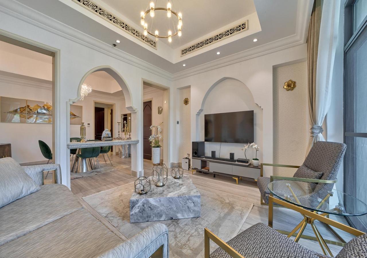Burj Khalifa Partial View Peak Living Luxury 2Br Souk Al-Bahar Beside Dubai Mall-Golden Homes 외부 사진